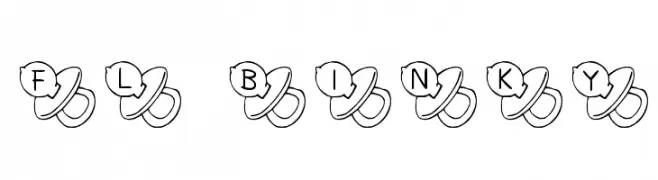 FL Binky  Frei Schriftart Herunterladen