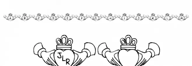 FL Claddagh Font OTHER CHARS