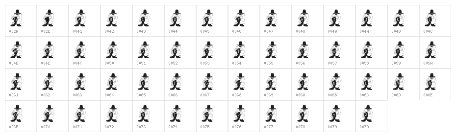 FL Flasher Character Map