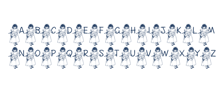 FL Flower Girl Lowercase