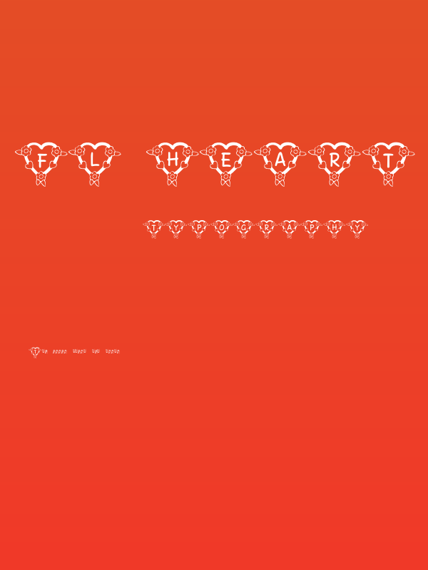 FL Heart Dark Poster