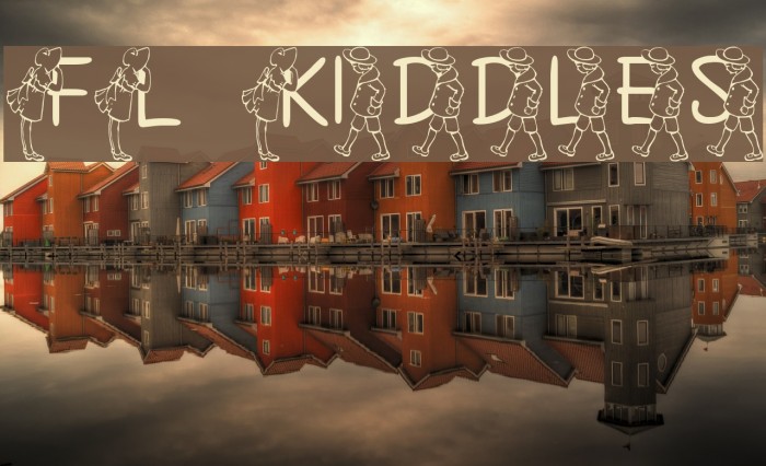 FL Kiddles Font examples