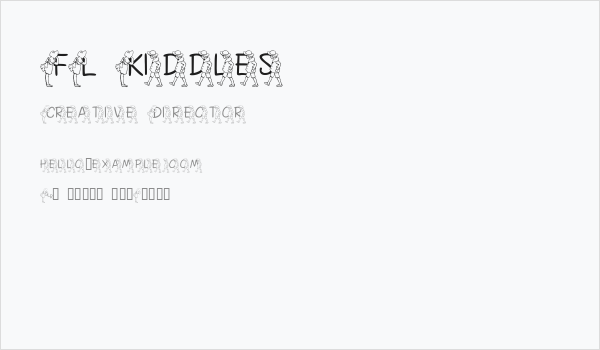 FL Kiddles Business Card