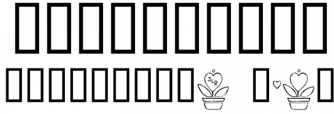 FL Love Plant Fonte OUTROS PERSONAGENS