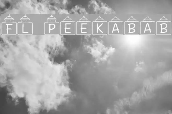 FL Peekababy! Polices examples
