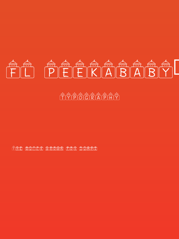 FL Peekababy! Poster