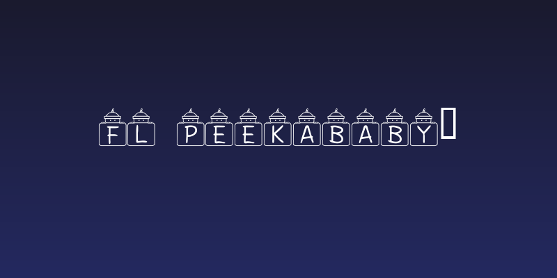 FL Peekababy! Social Header