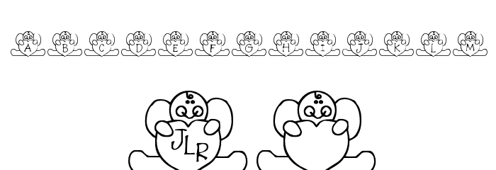 FL Scrappy Angel Font OTHER CHARS