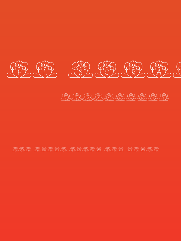 FL Scrappy Angel Poster