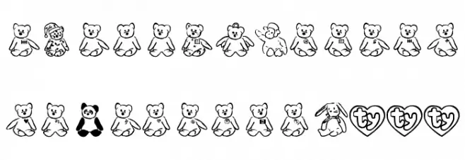 FL Scrappy Beans Font UPPERCASE