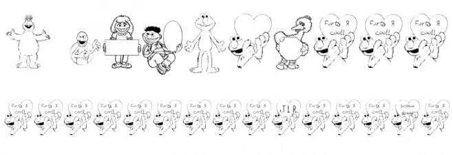 FL Sesame Street Font OTHER CHARS