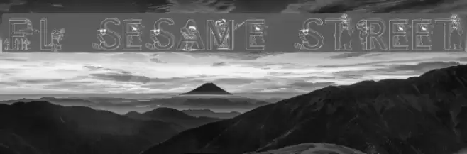 FL Sesame Street Font examples