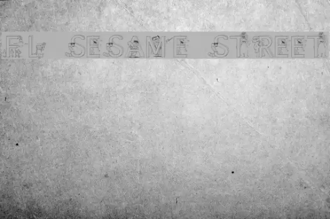 FL Sesame Street Font examples