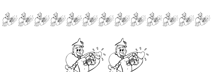 FL Tin Man Font OTHER CHARS