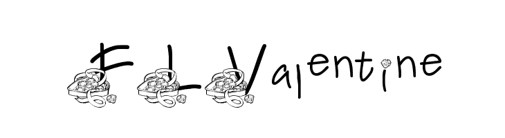 FL Valentine  Frei Schriftart Herunterladen