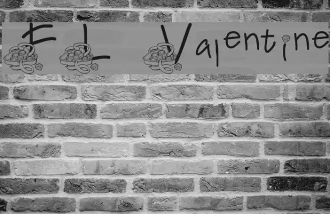 FL Valentine Font examples