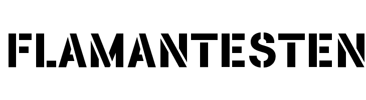 FLAMANTESTEN  Descarca Fonturi Gratis