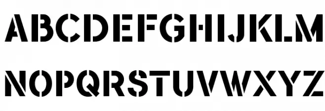 FLAMANTESTEN フォント 大文字
