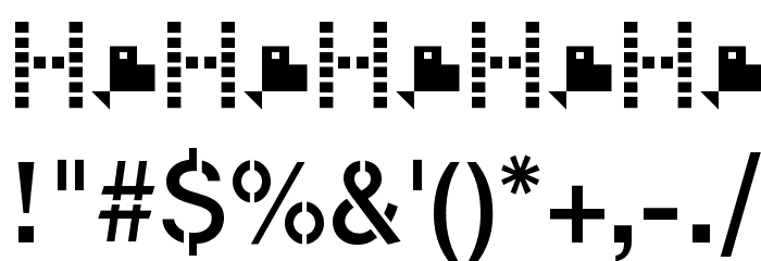 FLAMANTESTENBook Font OTHER CHARS