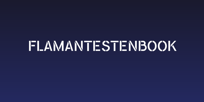 FLAMANTESTENBook Social Header