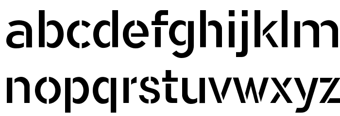 FLAMANTESTENBook Font LOWERCASE