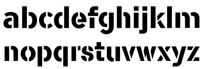 FLAMANTESTEN Font LOWERCASE