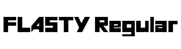 FLASTY Regular Free Fonts Download