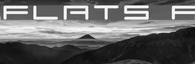 FLATS Font examples