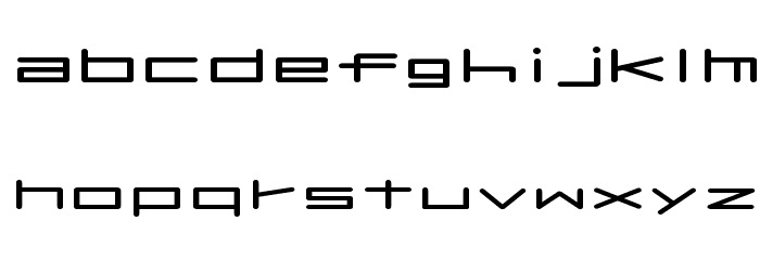 FLATS Font LOWERCASE