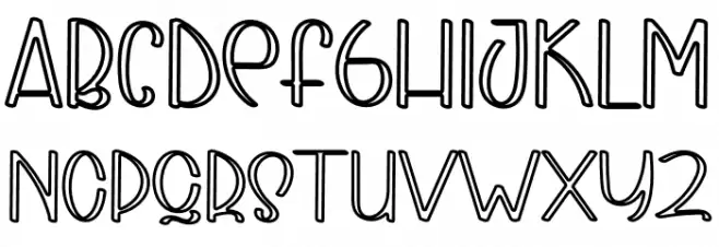 FLAYING HORSE 字体 大写