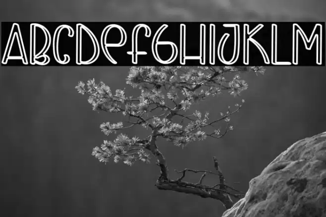 FLAYING HORSE Font examples