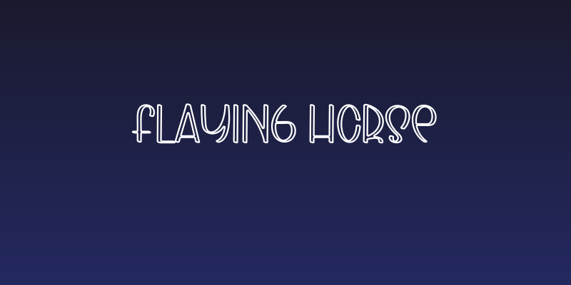 FLAYING HORSE Social Header