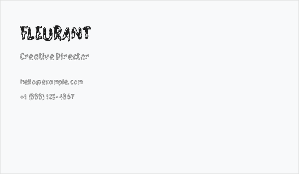 FLEURANT Business Card