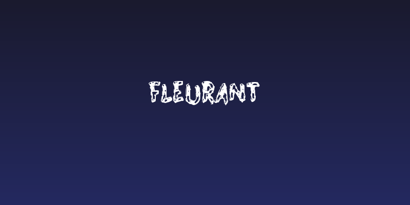 FLEURANT Social Header