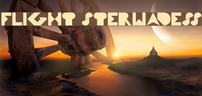 FLIGHT STERWADESS Font examples