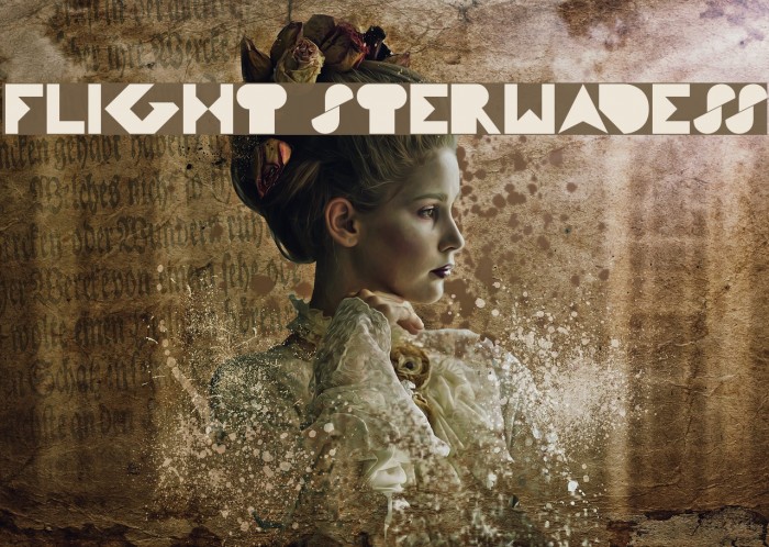 FLIGHT STERWADESS Font examples
