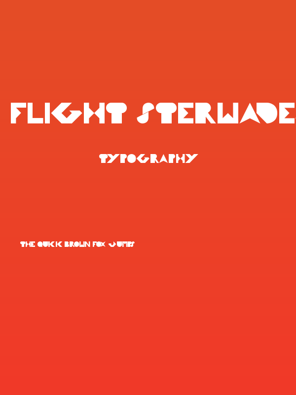 FLIGHT STERWADESS Poster
