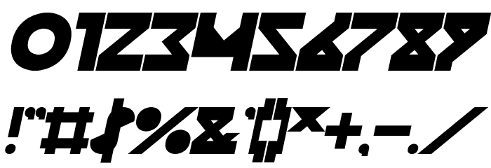 FLIGHT STEWARDESS Bold Italic Font OTHER CHARS