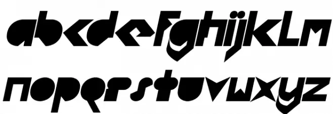 FLIGHT STEWARDESS Bold Italic 字体 小写