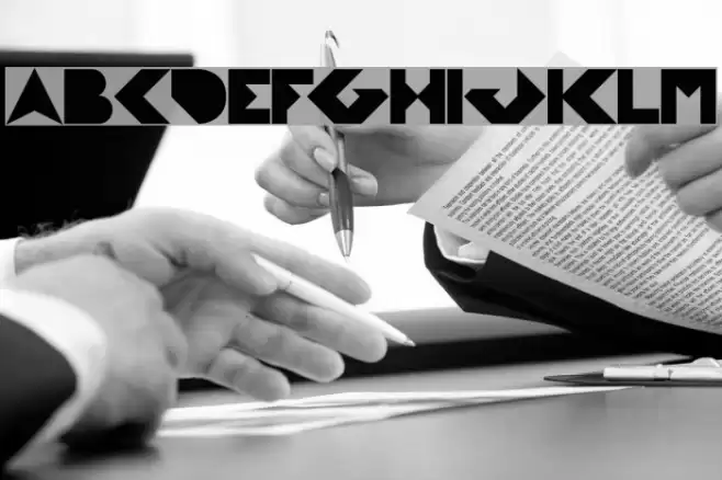 FLIGHT STEWARDESS Bold Font examples