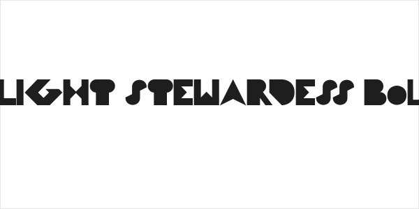 FLIGHT STEWARDESS Bold Logo