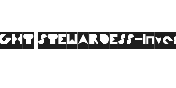 FLIGHT STEWARDESS-Inverse Logo