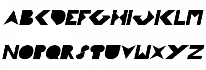 FLIGHT STEWARDESS Italic Caratteri MAIUSCOLE