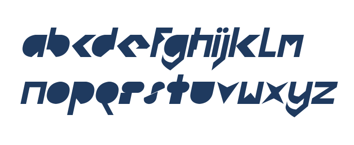 FLIGHT STEWARDESS Italic Lowercase