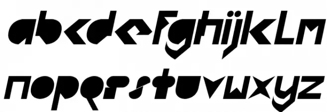 FLIGHT STEWARDESS Italic Caratteri MINUSCOLO