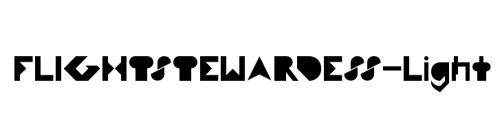 FLIGHT STEWARDESS-Light  font caratteri gratis