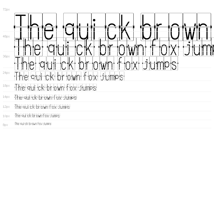 FLIPclockWhite Waterfall