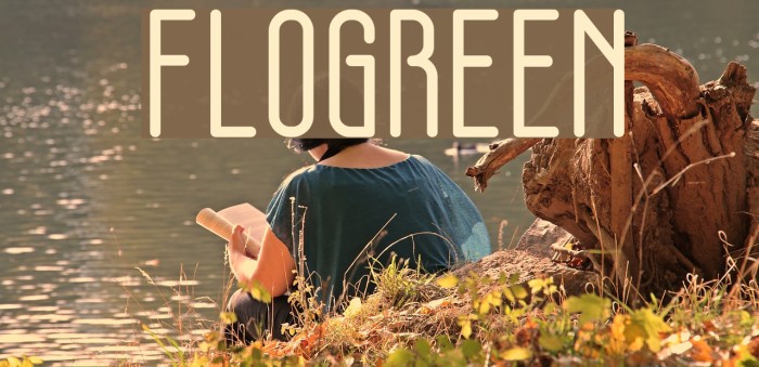 FLOGREEN Font examples