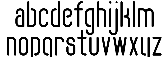 FLOGREEN Font LOWERCASE