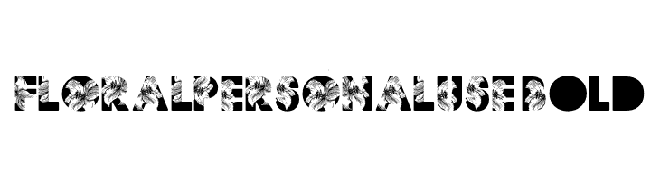 FLORALPERSONALUSE-Bold  Frei Schriftart Herunterladen